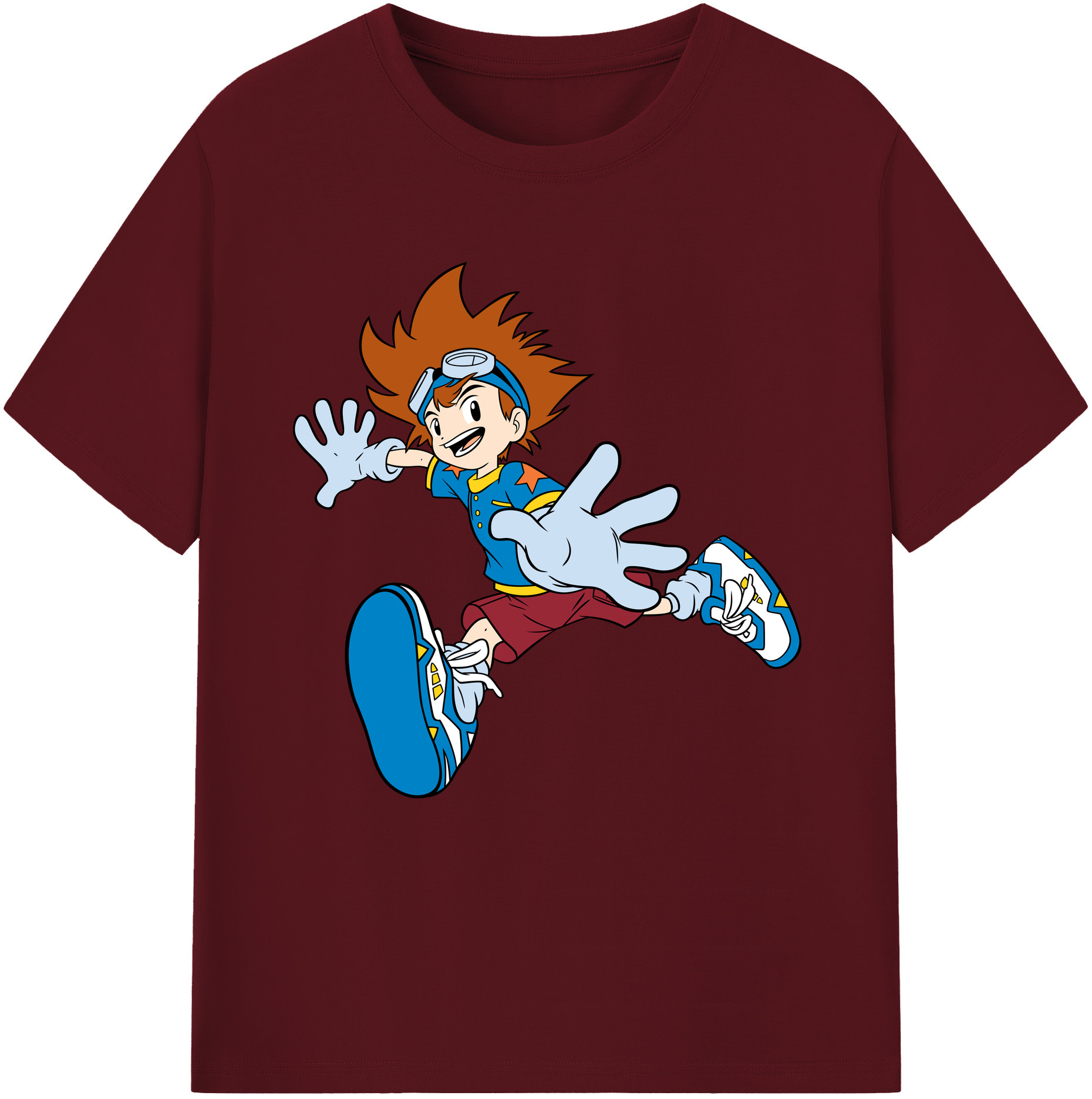 （画像用） Digimon デジタルモンスター/デジモン 綿100％半袖Tシャツ（フロントプリント）